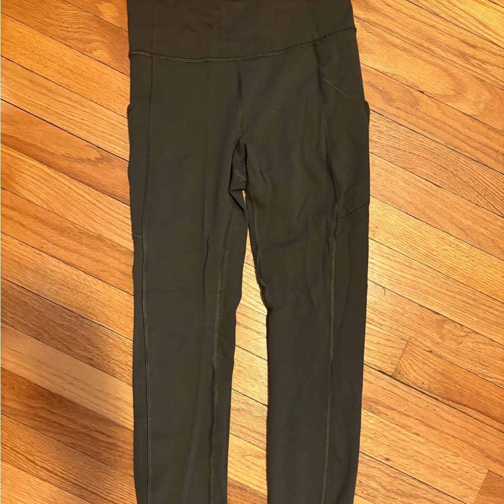 Lululemon Athletica Army Green Leggings